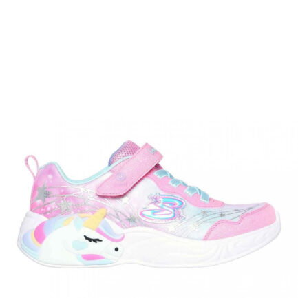 SKECHERS LIGHTED UNICORN GORE & STRAP