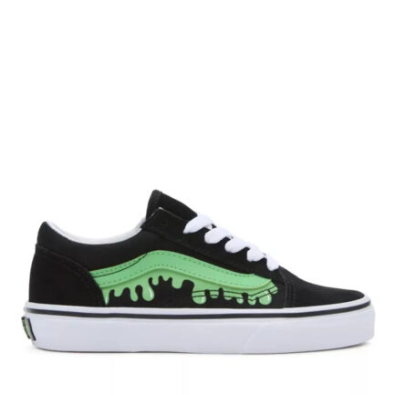VANS OLD SKOOL BLACK/GREEN GLOW SLIME ΠΑΙΔΙΚΑ