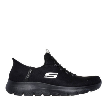 SKECHERS VEGAN DURALEATHER BUNGEE SLIP-INS