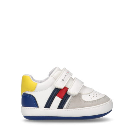 TOMMY JEANS FLAG LOW CUT VELCRO SNEAKER ΑΓΚΑΛΙΑΣ MULTICOLOR