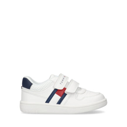 TOMMY JEANS FLAG LOW CUT VELCRO SNEAKER ΒΡΕΦΙΚΑ WHITE/BLUE