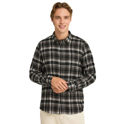 FUNKY BUDDHA ΑΝΔΡΙΚΟ ΠΟΥΚΑΜΙΣΟ ΚΑΡΟ FLANNEL