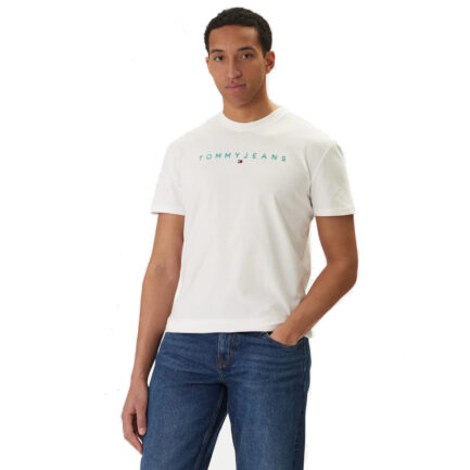 TOMMY JEANS ΑΝΔΡΙΚΟ T-SHIRT REGULAR LINEAR LOGO ESSENTIAL