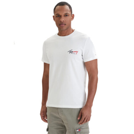 TOMMY JEANS ΑΝΔΡΙΚΟ T-SHIRT SLIM SIGN CHEST