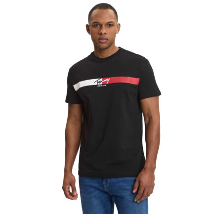 TOMMY JEANS ΑΝΔΡΙΚΟ T-SHIRT SIGNATURE STRIPE REGULAR