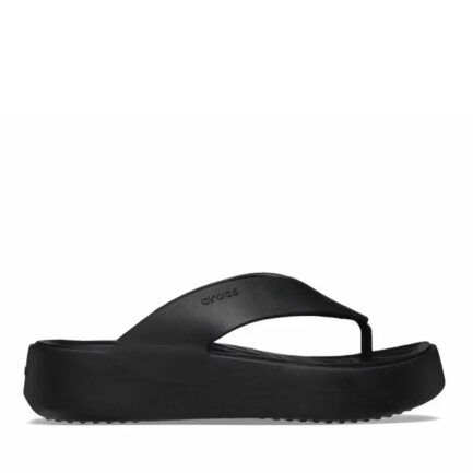 CROCS GETAWAY PLATFORM FLIP BLACK WOMENS