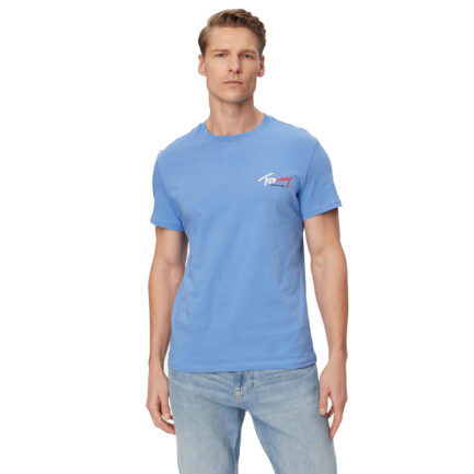 TOMMY JEANS ΑΝΔΡΙΚΟ T-SHIRT SLIM SIGN CHEST