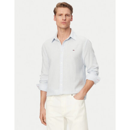 TOMMY JEANS ΑΝΔΡΙΚΟ ΠΟΥΚΑΜΙΣΟ ΛΙΝΟ REGULAR