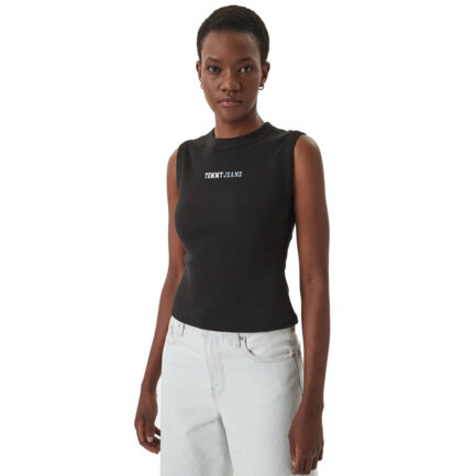 TOMMY JEANS ΓΥΝΑΙΚΕΙΟ SLIM ESSENTIAL LOGO 2 RIB TANK
