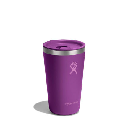 HYDRO FLASK 16 OZ  (473ml) ALL AROUND TUMBLER PRESS-IN LID BEACHPLUM PURPLE