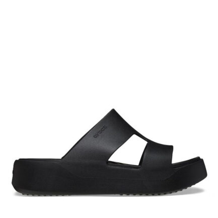 CROCS GETAWAY PLATFORM H-STRAP WOMENS BLACK