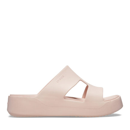 CROCS GETAWAY PLATFORM H-STRAP WOMENS NUDE