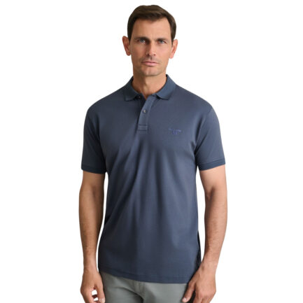 NAVY & GREEN ΜΠΛΟΥΖΑΚΙ POLO CUSTOM FIT