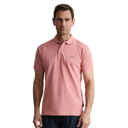 NAVY & GREEN ΜΠΛΟΥΖΑ POLO Μ/ΧΡΩΜΟ CUSTOM FIT