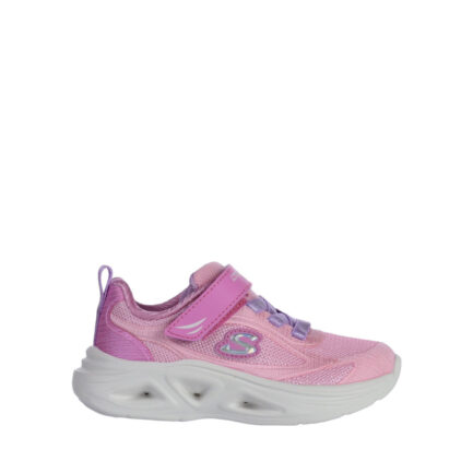 SKECHERS LIGHTED BUNGEE & STRAP KIDS SHOES