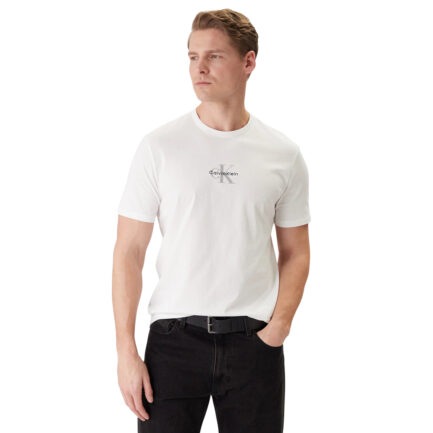 CALVIN KLEIN JEANS ΑΝΔΡΙΚΟ T-SHIRT 30S MICRO MONOLOGO GRAPHIC
