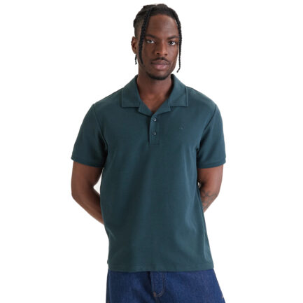 CALVIN KLEIN JEANS ΑΝΔΡΙΚΟ T-SHIRT POLO MICRO WAFFLE