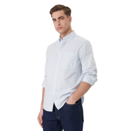 CALVIN KLEIN JEANS ΑΝΔΡΙΚΟ ΠΟΥΚΑΜΙΣΟ STRIPE OXFORD CLASSIC