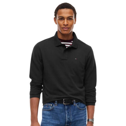 TOMMY JEANS ΑΝΔΡΙΚΗ ΜΑΚΡΥΜΑΝΙΚΗ ΜΠΟΥΖΑ POLO REGULAR ESSENTIAL