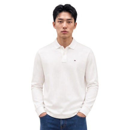 TOMMY JEANS ΑΝΔΡΙΚΗ ΜΑΚΡΥΜΑΝΙΚΗ ΜΠΟΥΖΑ POLO REGULAR ESSENTIAL