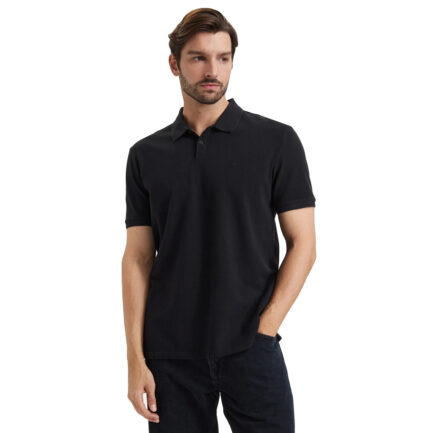 CALVIN KLEIN JEANS ΑΝΔΡΙΚΟ T-SHIRT POLO PIQUE GARMENT DYE