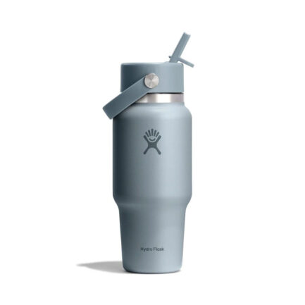HYDRO FLASK 24 OZ (710 ml) WIDE FLEX STRAW TRAVEL BOTTLE SHALE GRAY