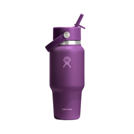 HYDRO FLASK 24 OZ (710 ml) WIDE FLEX STRAW TRAVEL BOTTLE BEACHPLUM