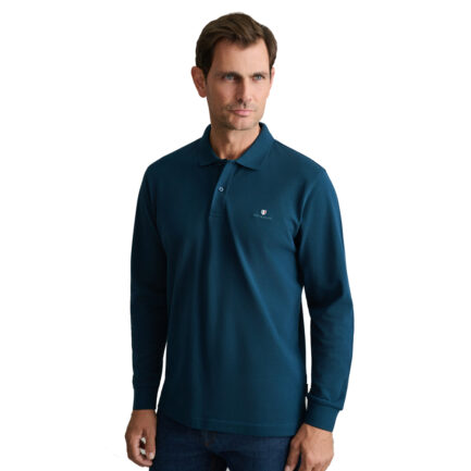 NAVY & GREEN POLO ΜΠΛΟΥΖΑΚΙ ΜΜ CUSTOM FIT