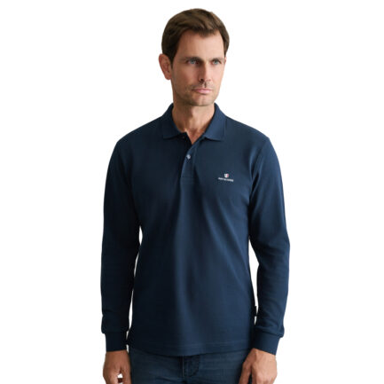 NAVY & GREEN POLO ΜΠΛΟΥΖΑΚΙ ΜΜ CUSTOM FIT