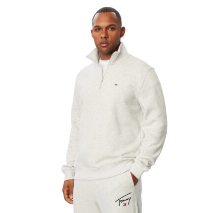 TOMMY JEANS ΑΝΔΡΙΚΗ ΜΠΛΟΥΖΑ ΦΟΥΤΕΡ HALF-ZIP